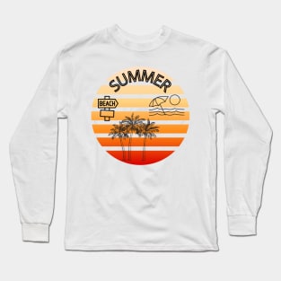 Retro Summer Long Sleeve T-Shirt